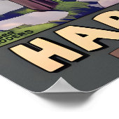 Harveys Lake Pennsylvania Back Mountain Travel ポスター (角)