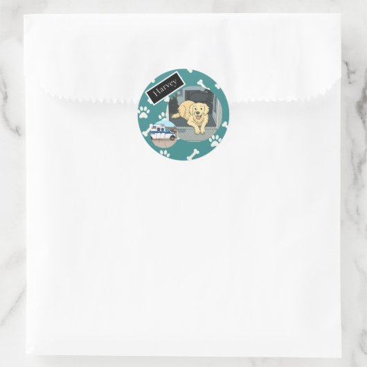 Harvey's sticker page ラウンドシール (バッグ)