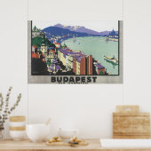 Harwich_Vintage旅行ポスター経由ブダペスト ポスター (キッチン)
