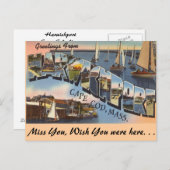 Harwichportからの挨拶 ポストカード (正面/裏面)