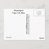 Harwichportからの挨拶 ポストカード (裏面)