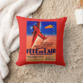 Haryse Hilsz昇進のPosteを特色にするAirshow クッション (ブランケット)