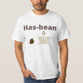 Has-BeanメンズバリューTシャツ Tシャツ (正面)
