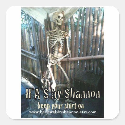 HAS by Shannon Promoスタンプ スクエアシール (正面)