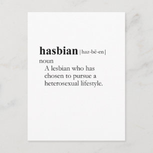 HASBIAN (定義) ポストカード