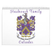 Hasbrouck Family Wall Calendar カレンダー (カバー)