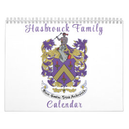 Hasbrouck Family Wall Calendar カレンダー
