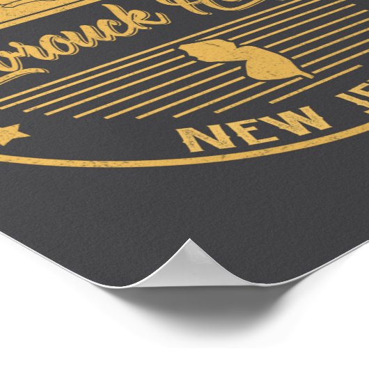 Hasbrouck Heights New Jersey Its Where My Story B  ポスター (角)