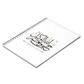 HasbunAllah wa Ni‘ma Al-Wakil – Arabic Thuluth ノートブック (左側)