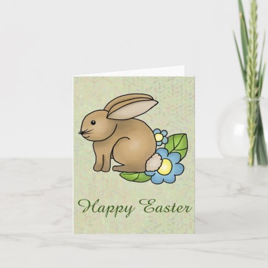 Häschen mit Blümchen シーズンカード (正面)