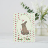 Hase auf der Wiese Postkarte ポストカード (スタンド正面)