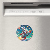 Hase-im-Rakete マグネット (インサイチュ (食洗機))