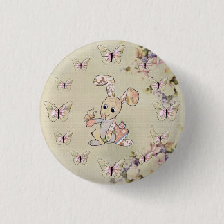 Hase und Schmetterlinge 缶バッジ