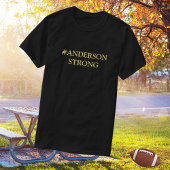 HASHTAGあなたの家族の名前は強い Tシャツ