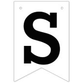 HASHTAGのあなたのパーソナライズな文字 バンティングフラッグ (第2の旗)