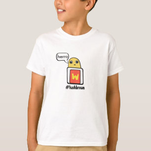 Hashtagのハッシュブラウン Tシャツ