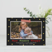 Hashtagの休日、Joy メリー Happy、写真 シーズンカード (スタンド正面)