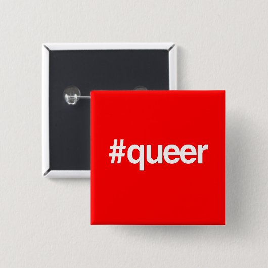 HASHTAGの同性愛者 缶バッジ (正面&裏面)