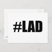 Hashtagの若者 ポストカード (正面/裏面)