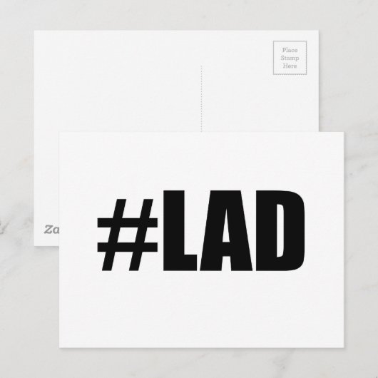 Hashtagの若者 ポストカード (正面/裏面)