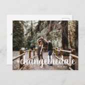 hashtagスクリプトフォト日付の変更 ポストカード (正面/裏面)