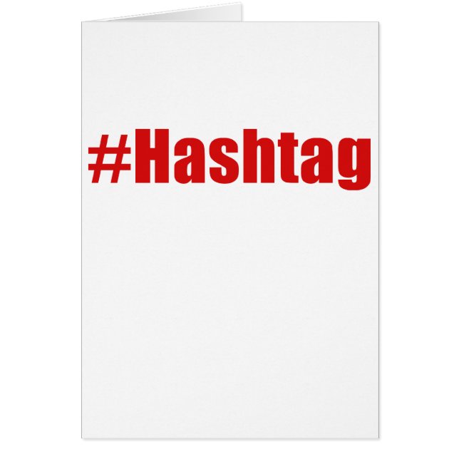Hashtag (正面)