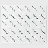 #HASHTAG – ハッシュラベル記号 ラッピングペーパー (フラット)
