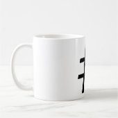 Hashtag Coffee Cup コーヒーマグカップ (左)