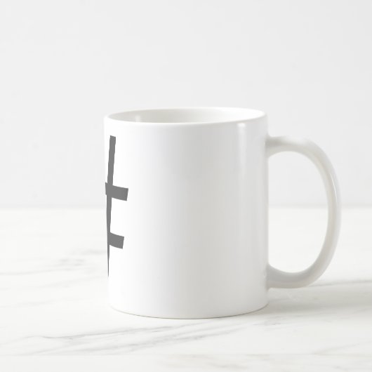 Hashtag Coffee Cup コーヒーマグカップ (右)