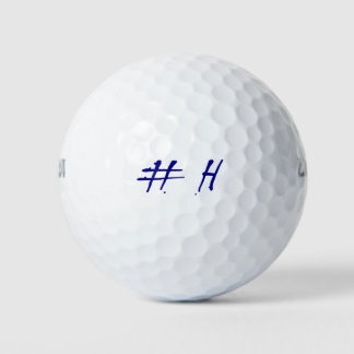 hashtag H ゴルフボール