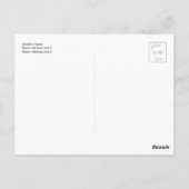 Hashtag I 恋しく思 Your Hugs抽象芸術アルコールインクアート ポストカード (裏面)