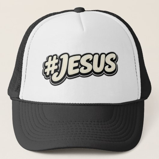 Hashtag - JESUS - Christian キャップ (正面)