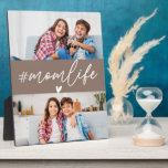 Hashtag Momlife 2の写真カスタム フォトプラーク<br><div class="desc">ハ祝シュタグmomlife 2写真プラークの母性の美しい混沌カスタム。このプラーク人気があるはデザインと写真の中で「#Momlife」フレーズを使用しスタイリッシュてモダン、2枚の写真を使用して完全にカスタマイズ可お気に入りの能である。愛と献身を記念して、あなたの家の装飾またはママのための思慮深い贈り物に完璧な追加。母の日、誕生日、または単に、このプラークは個人的な思い出とトレンディーの雰囲気をブレンドするために理想的。</div>