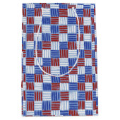 Hashtag Patriotic Gift Bag ミディアムペーパーバッグ (正面)