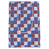 Hashtag Patriotic Gift Bag ミディアムペーパーバッグ (裏面)