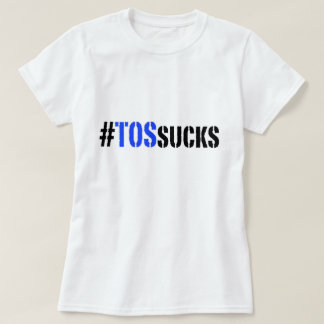 Hashtag TOSは女性のティーを吸います Tシャツ