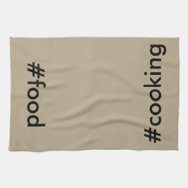 Hashtagsのインターネットのおもしろいの社会的な媒体CricketDiane キッチンタオル