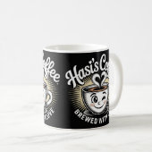Hasi’s Coffee Cute Smiling Cup Mug  コーヒーマグカップ (正面右)