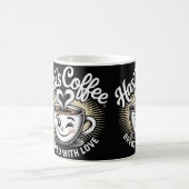 Hasi's Coffee かわいいスマイルカップ マグ (中央)