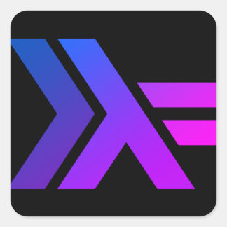 Haskell Logotype スクエアシール