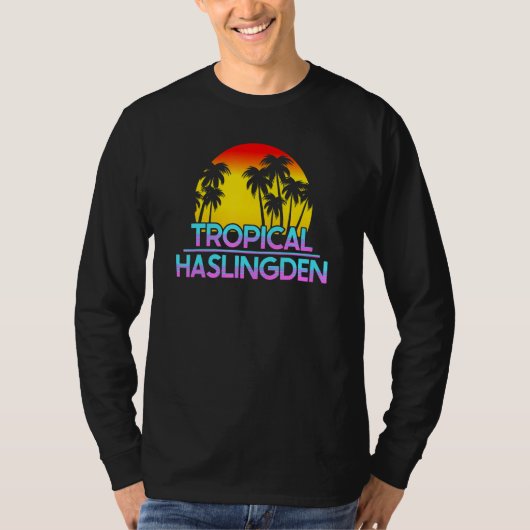 Haslingden英国の天気 Tシャツ (正面)