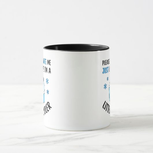 Hasse mich nicht weil ich ein wenig cooler bin マグカップ (中央)