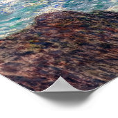 Hasssam – 海藻とサーフィン、夕日に拍手 ポスター (角)