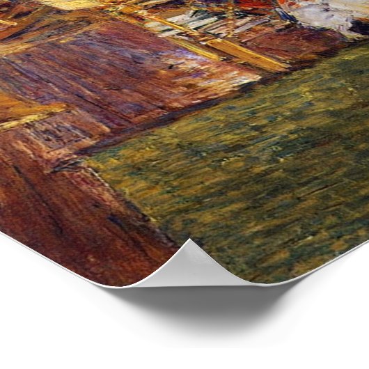 Hasssam – 花の部屋， 1894 ポスター (角)