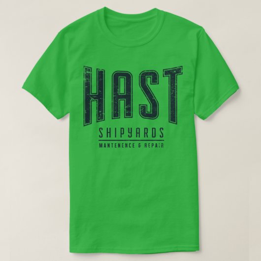 HAST造船所 Tシャツ (デザイン正面)