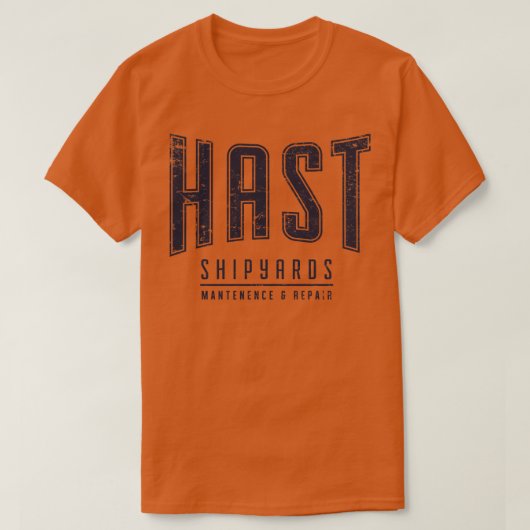 HAST造船所 Tシャツ (デザイン正面)