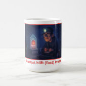 Hast du schon neu gestartet? コーヒーマグカップ (中央)