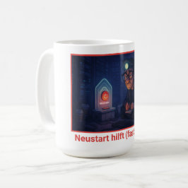 Hast du schon neu gestartet? コーヒーマグカップ