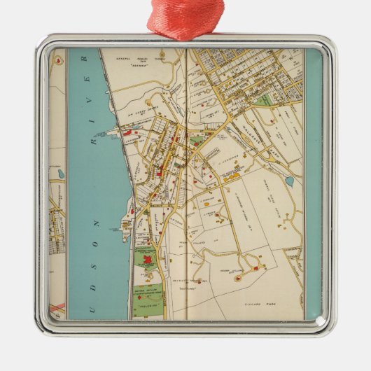 HastingsのDobbsフェリー、Irvington メタルオーナメント (正面)