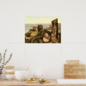 Hastings Castle, Hastings, Sussex，イギリス ポスター (キッチン)